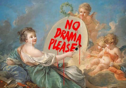Leinwand Poster, Bilder No Drama, 100 × 70 cm