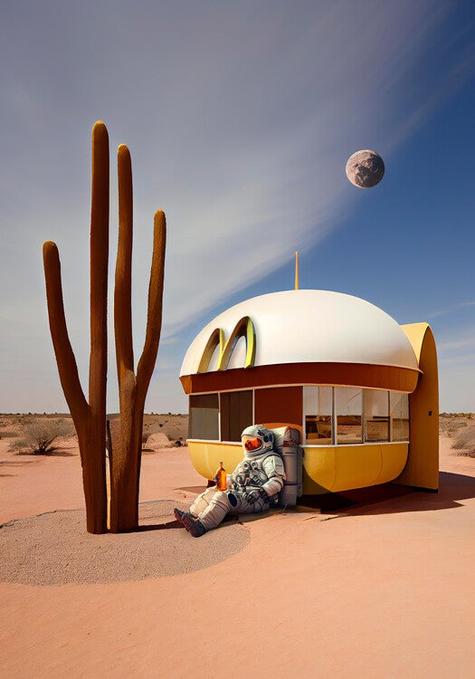 Leinwand Poster, Bilder My Space Meal, 70 × 100 cm