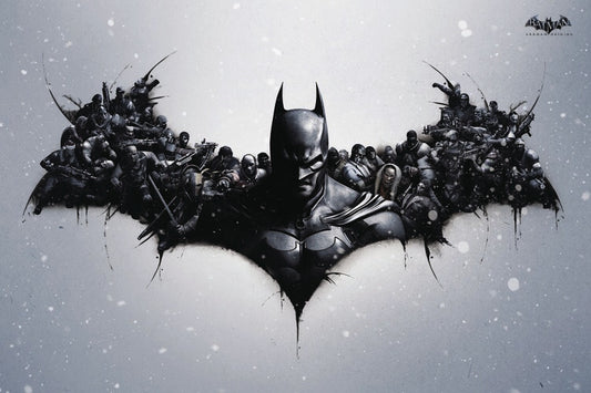 Batman Arkham Origins - Logo Poster, Plakat, 40 × 26.7 cm