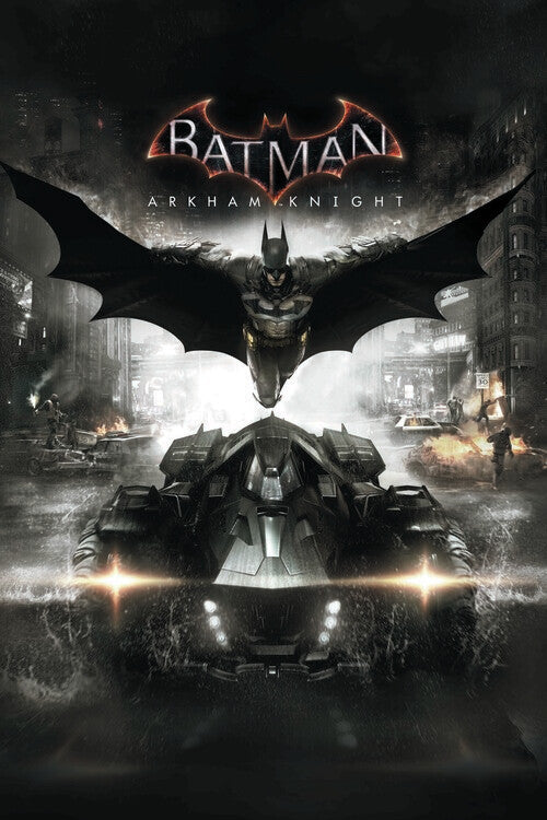 Batman Arkham Knight - Batmobile Poster, Plakat, 26.7 × 40 cm