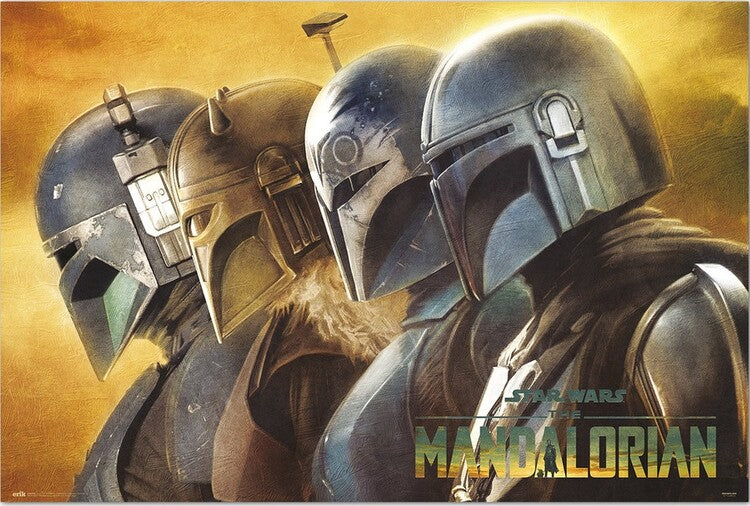 Star Wars: The Mandalorian - Mandalorians Poster, Plakat, 91.5 × 61 cm
