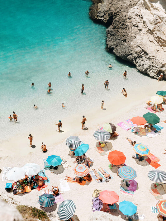 Leinwand Poster, Bilder A Day At Th Beach, 60 × 80 cm