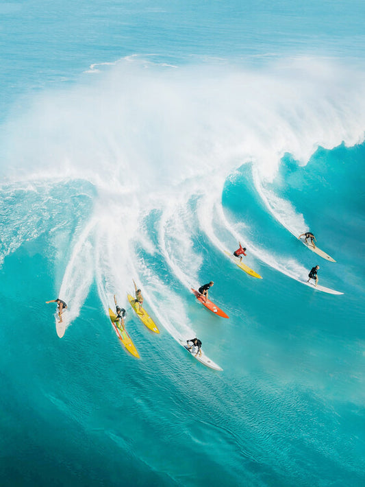 Leinwand Poster, Bilder Let's Surf, 60 × 80 cm