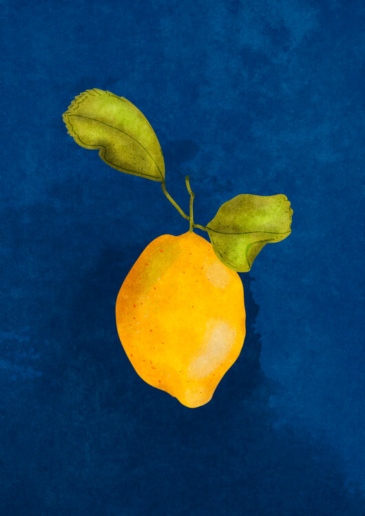 Leinwand Poster, Bilder Just a little lemon, Raissa Oltmanns, 65 × 90 cm