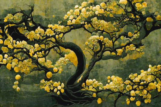 Leinwand Poster, Bilder Sakura Tree, Treechild, 90 × 60 cm