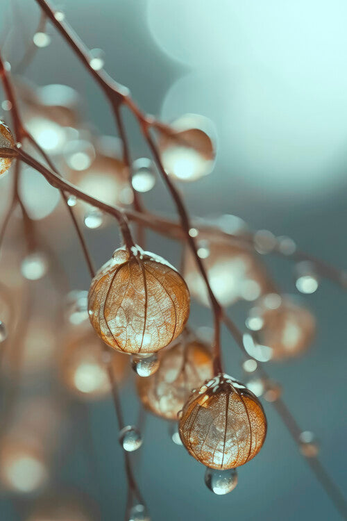 Leinwand Poster, Bilder Tiny Glass Berries No 2, Treechild, 60 × 90 cm