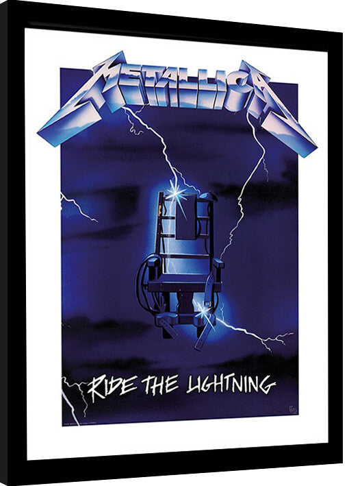 Metallica - Ride the Lighting Gerahmte Poster, Bilder, 34 × 44.2 cm