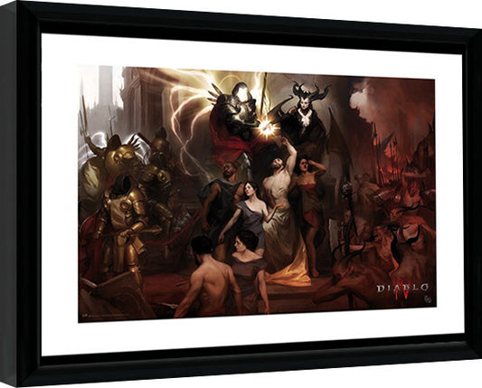 Diablo IV - Nephalems Gerahmte Poster, Bilder, 44.2 × 34 cm