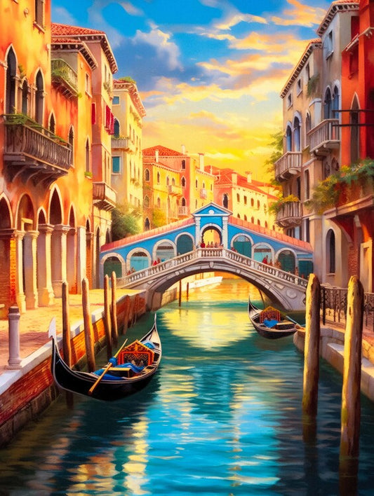 Leinwand Poster, Bilder Venice - Vintage Travel Poster, 60 × 80 cm