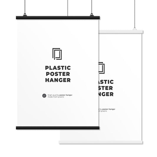 Posterhalter, Länge: 100 cm - weiß