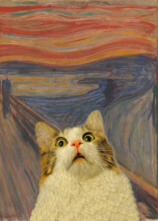 Leinwand Poster, Bilder The Meow 02, Artelele, 65 × 90 cm