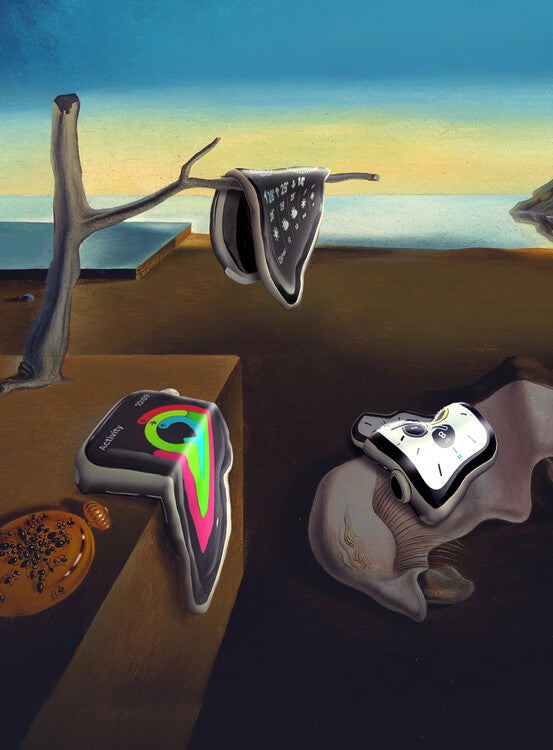 Leinwand Poster, Bilder The Persistence of Iwatch, Artem Pozdniakov, 55 × 75 cm