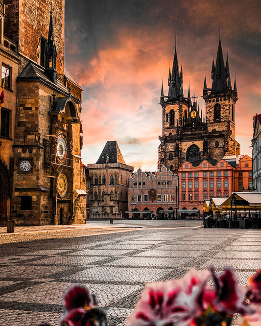 Leinwand Poster, Bilder Praha, 70 × 90 cm