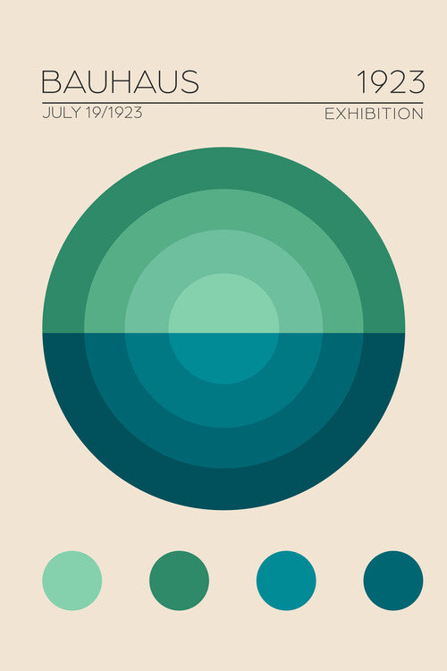 Leinwand Poster, Bilder Emel Tunaboylu - Bauhaus Exhibition No. 6, 60 × 90 cm