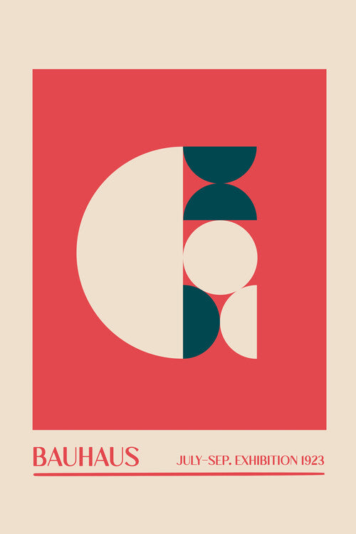 Leinwand Poster, Bilder Emel Tunaboylu - Bauhaus Exhibition No. 5, 60 × 90 cm