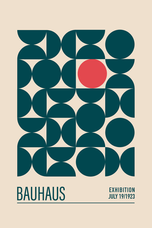 Leinwand Poster, Bilder Emel Tunaboylu - Bauhaus Exhibition No. 3, 60 × 90 cm
