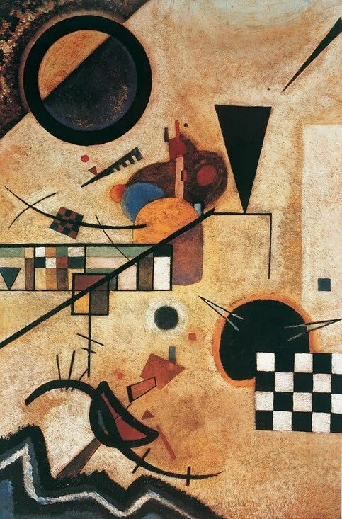 Kunstdruck Accords Opposes, Wassily Kandinsky, 60 × 90 cm