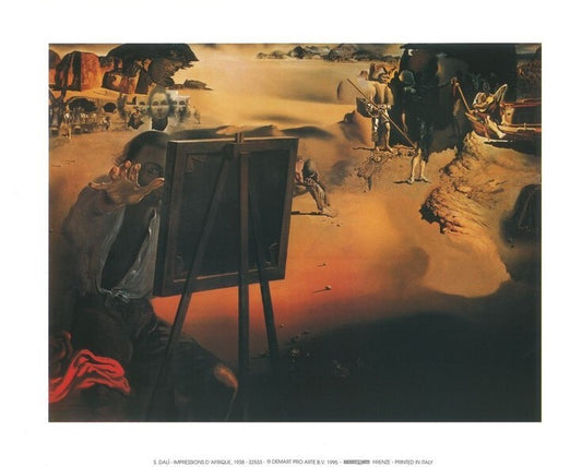Kunstdruck Impression of Africa, 1938, Salvador Dalí, 30 × 24 cm
