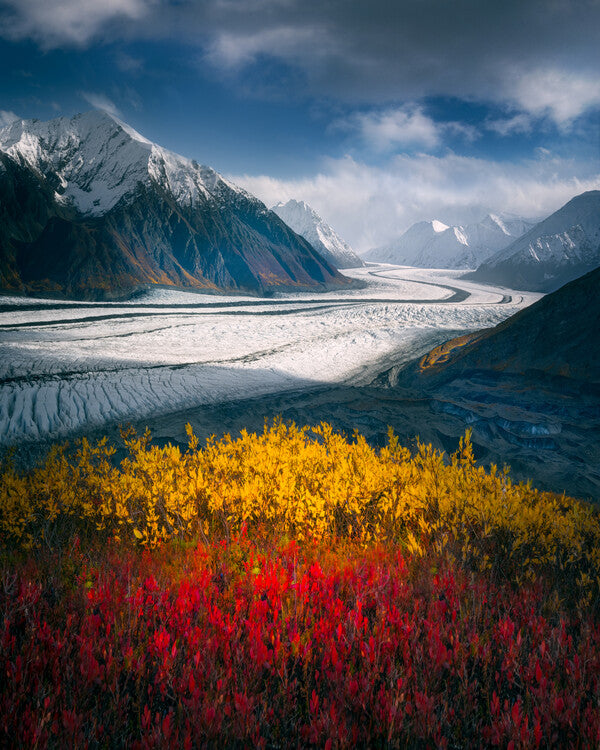 Leinwand Poster, Bilder AK Glacier, Siyu and Wei, 70 × 90 cm