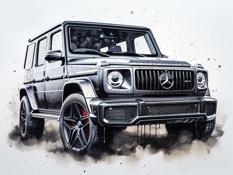 Leinwand Poster, Bilder G63 Suv Sport Car, 80 × 60 cm