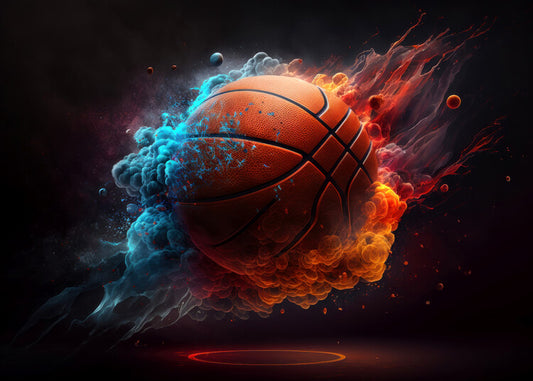 Leinwand Poster, Bilder Basketball, 90 × 65 cm