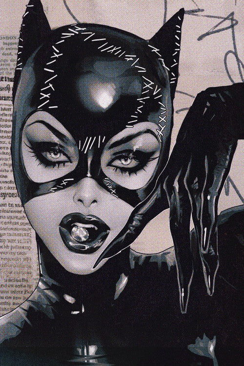 Catwoman - Black Suit Poster, Plakat, 26.7 × 40 cm