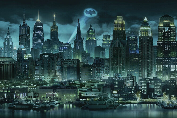 Batman - Night City Poster, Plakat, 40 × 26.7 cm