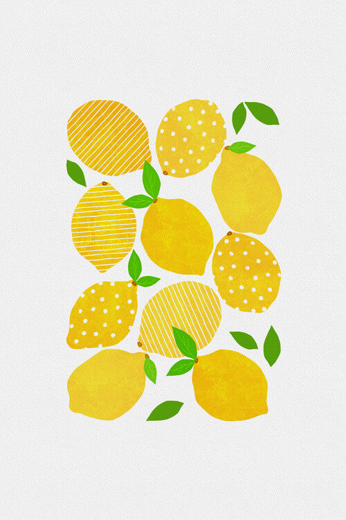 Leinwand Poster, Bilder Lemon Crowd, 60 × 90 cm