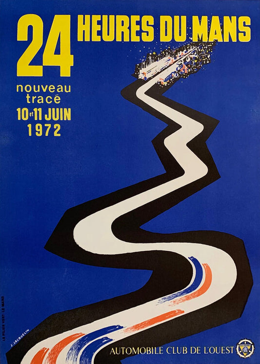 Leinwand Poster, Bilder 24 Heures Du Mans 1972, 65 × 90 cm