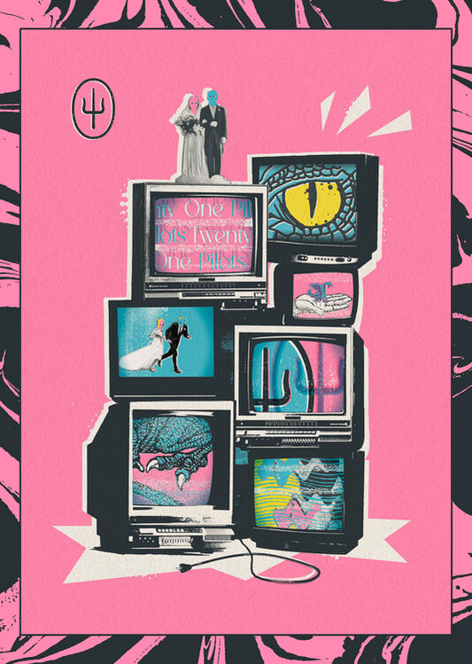 Leinwand Poster, Bilder Twenty One Pilots Poster, 65 × 90 cm
