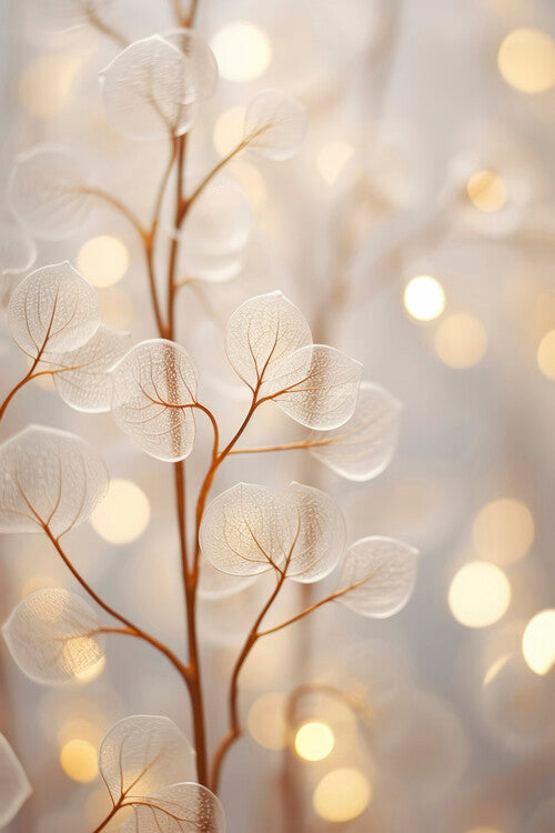 Leinwand Poster, Bilder Tiny Transparent Leafs, Treechild, 60 × 90 cm