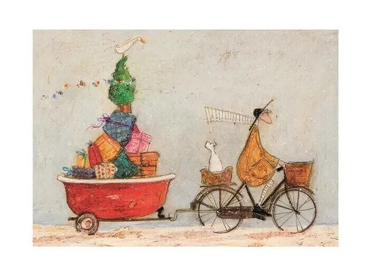 Kunstdruck Sam Toft - A Tubful of Good Cheer, 40 × 30 cm