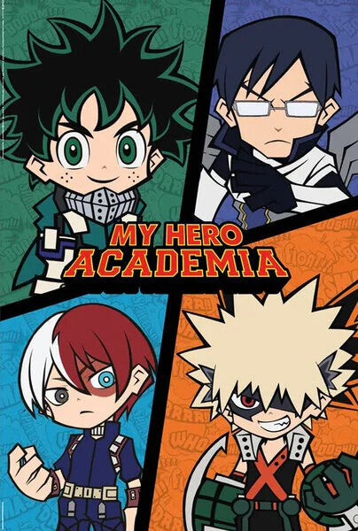 My Hero Academia - Chibi Poster, Plakat, 61 × 91.5 cm