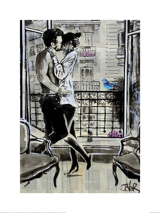 Kunstdruck Loui Jover - Room for Two, 60 × 80 cm
