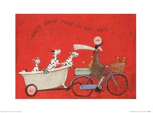 Kunstdruck Sam Toft - Don‘t Dilly Dallly on the Way, 40 × 30 cm