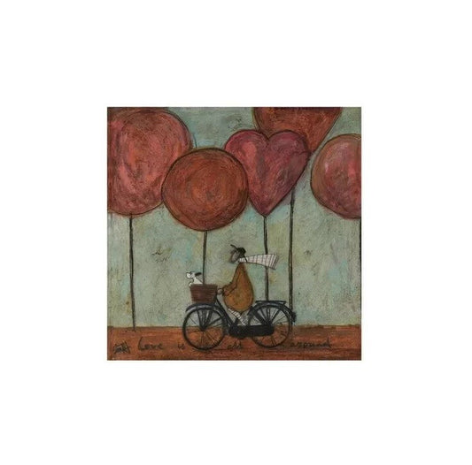 Kunstdruck Sam Toft - Love is All Around, 30 × 30 cm