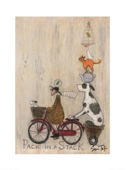Kunstdruck Sam Toft - Pack in a Stack, 30 × 40 cm
