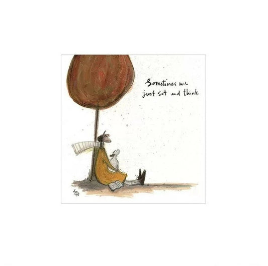 Kunstdruck Sam Toft - Sometimes We Just Sit and Think, 30 × 30 cm