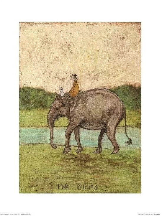 Kunstdruck Sam Toft - Tow Riders, 30 × 40 cm
