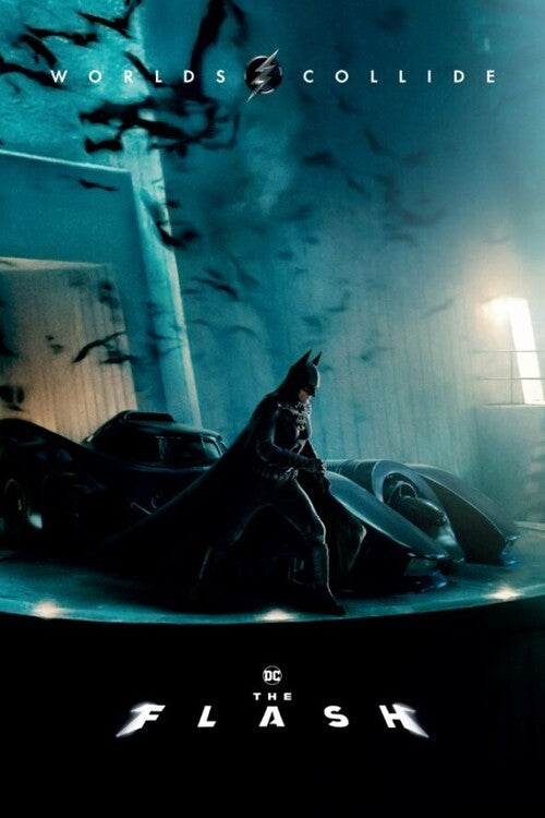 The Flash - Batman & Batmobile Poster, Plakat, 61 × 91.5 cm