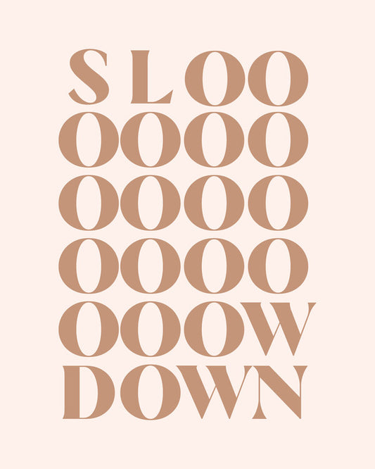 Leinwand Poster, Bilder Slow Down, Beth Cai, 70 × 90 cm