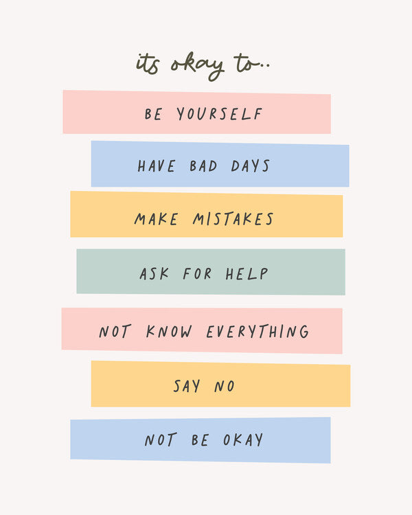 Leinwand Poster, Bilder Its Okay To, Beth Cai, 70 × 90 cm
