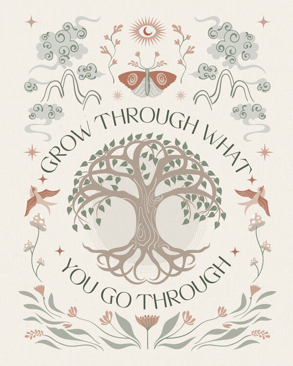 Leinwand Poster, Bilder Grow Through, Beth Cai, 70 × 90 cm