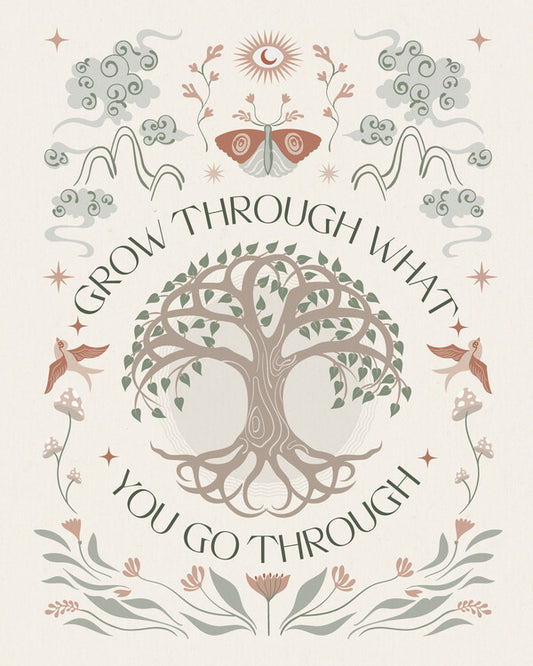 Leinwand Poster, Bilder Grow Through, Beth Cai, 70 × 90 cm