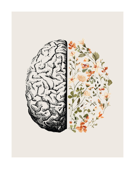 Leinwand Poster, Bilder Brain Bloom, Beth Cai, 70 × 90 cm