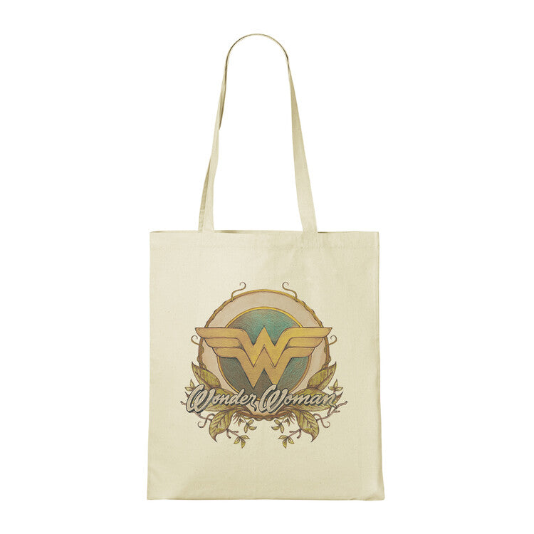 Tasche Wonder Woman - Retro Logo, 100% Baumwolle