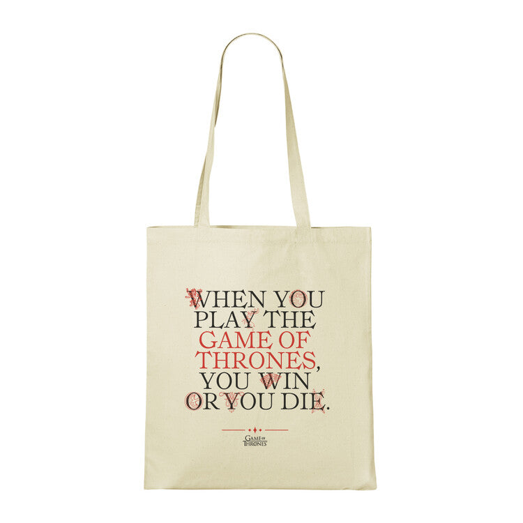 Tasche Game of Thrones - Win or Die, 100% Baumwolle