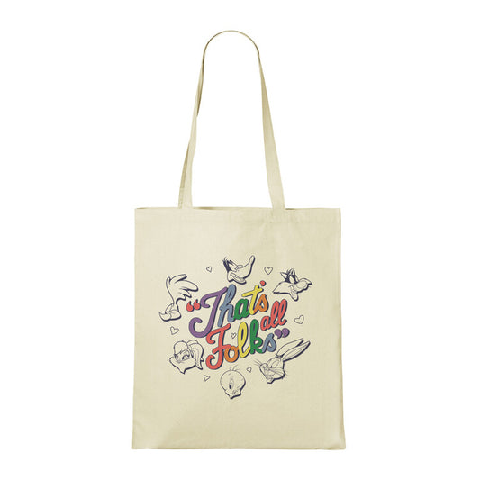 Tasche Looney Tunes - That's All Folks, 100% Baumwolle