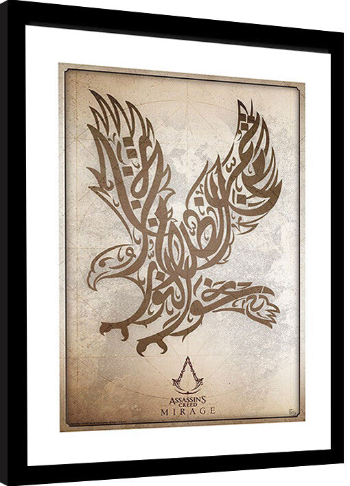 Assassin's Creed: Mirage - Eagle Gerahmte Poster, Bilder, 34 × 44.2 cm