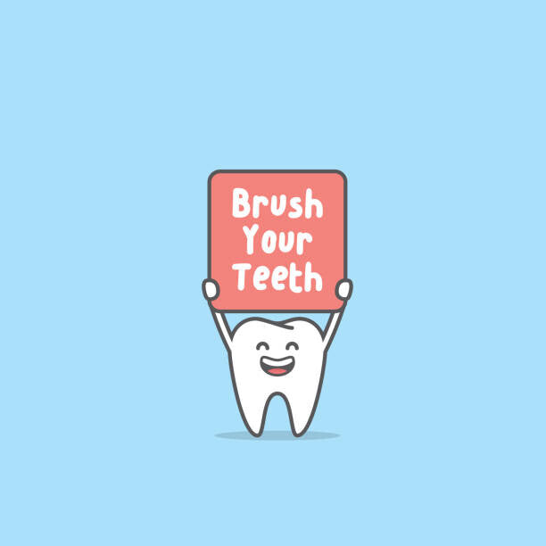 Leinwand Poster, Bilder Happy Tooth boy smiling and holding, Paladjai, 70 × 70 cm